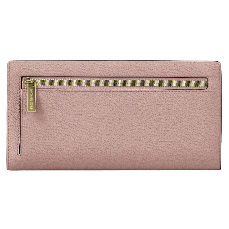 Michael Kors Reed Large Pebbled Leather Wallet Powder Blush # 35F4G6RE3L
