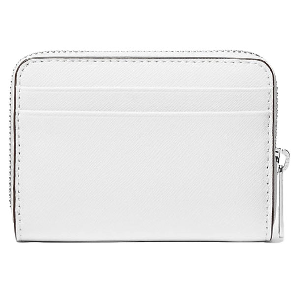 Michael Kors Jet Set Travenuel Medium Saffiano Leather Wallet Optic White # 35H8STVZ5L