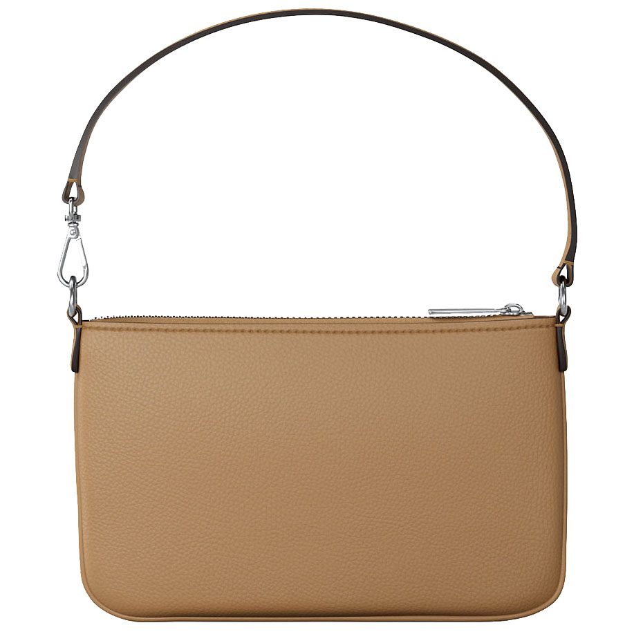 Michael Kors Jet Set Small Pebbled Leather Convertible Wristlet Peanut # 35S5STVW5L