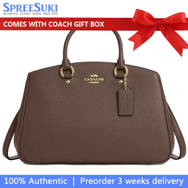 Coach Savannah Carryall Bag Dark Stone # CAL56