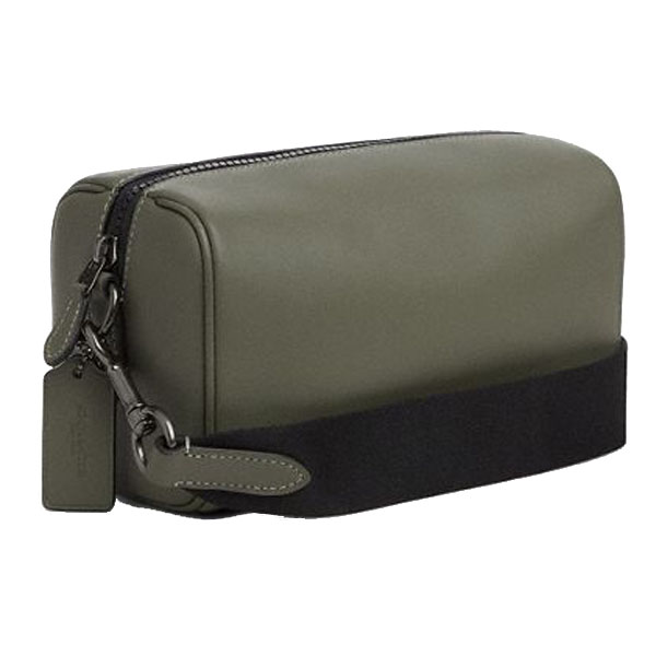 Coach Axel Crossbody Bag Gunmetal Military Green # CV530