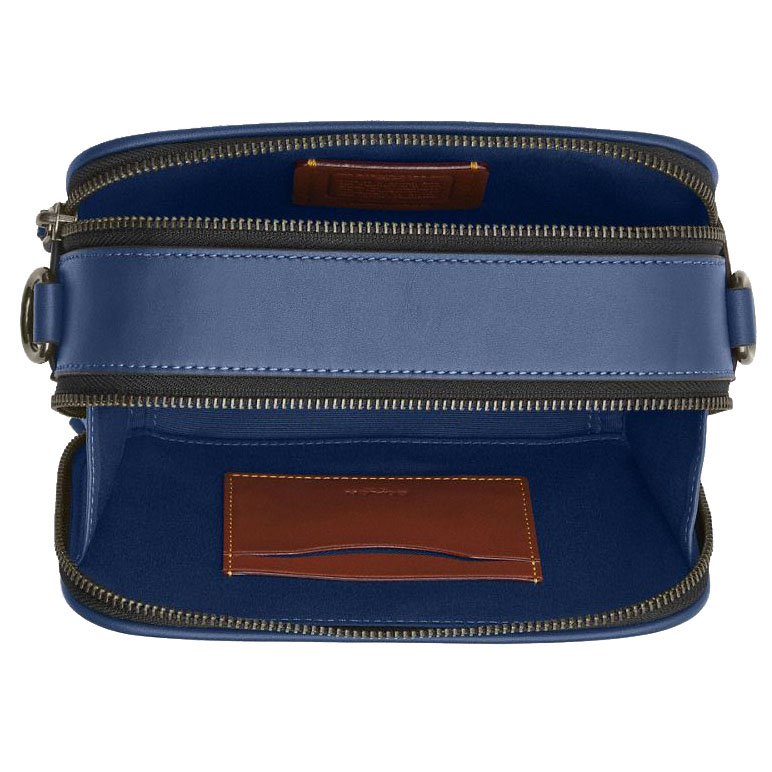 Coach Wyatt Crossbody Bag Denim Deep Blue # CBG14