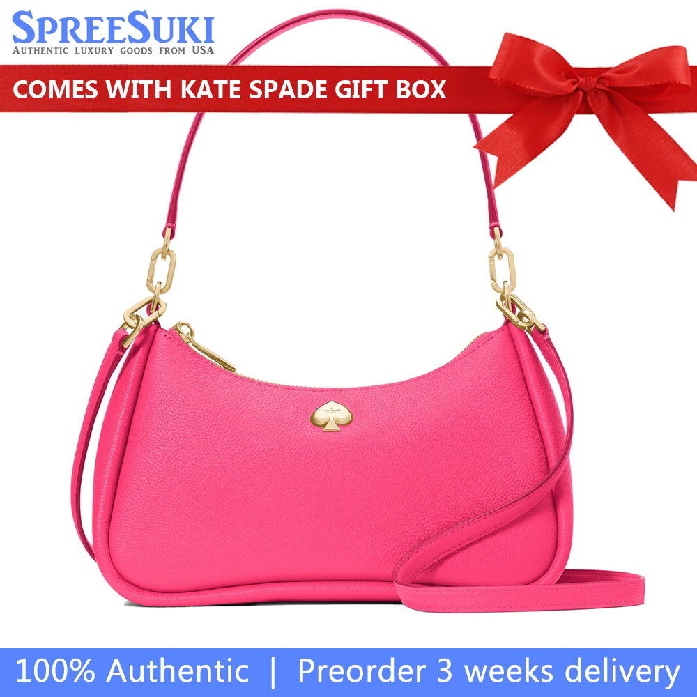 Kate Spade Kayla Small Convertible Shoulder Bag Wild Pink # KI904