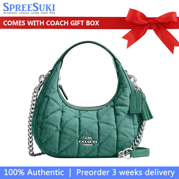Coach Carmen Mini Crossbody Bag Ivy Green # CBR11