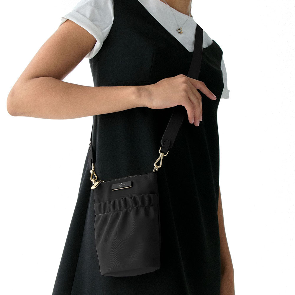 Kate Spade Carter Nylon Phone Crossbody Black # KL876