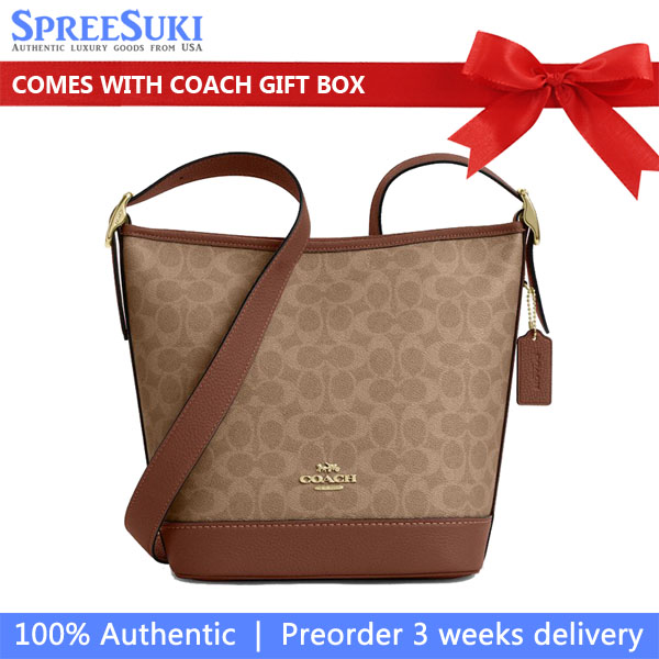 Coach Jude Duffle Bag In Signature Canvas Tan / Brown # CBH20