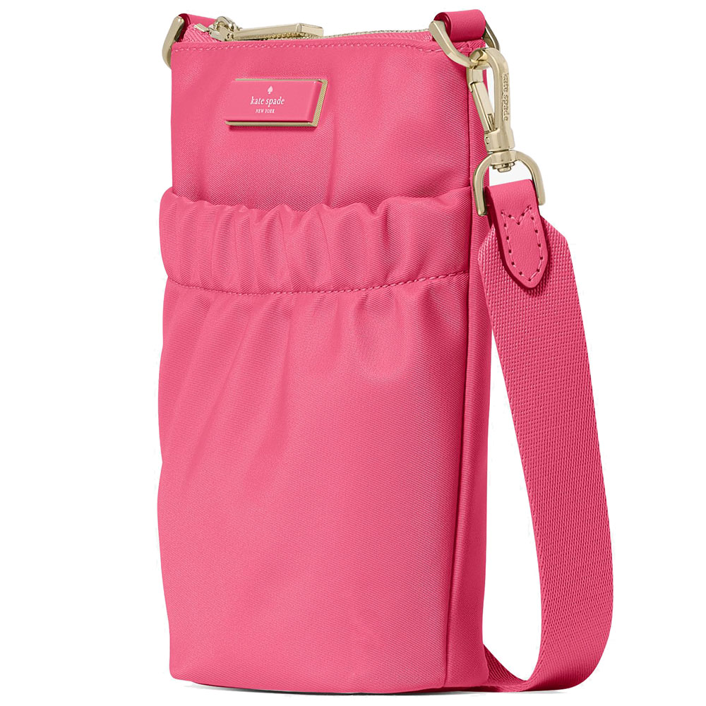 Kate Spade Carter Nylon Phone Crossbody Rose Oil # KL876