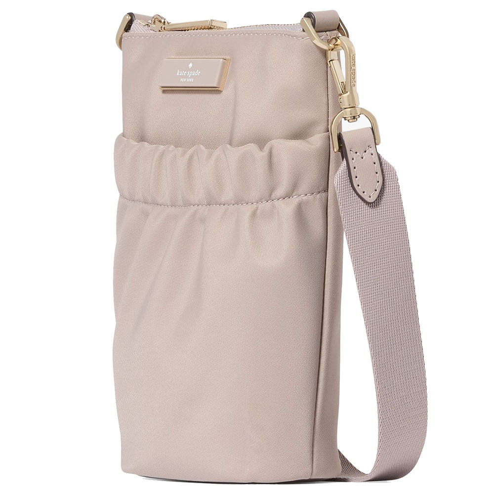 Kate Spade Carter Nylon Phone Crossbody Cozy Grey # KL876