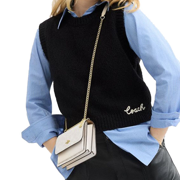 Coach Mini Klare Crossbody Bag In Signature Canvas White / Chalk # CW206