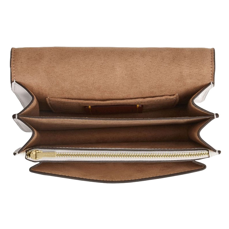 Coach Mini Klare Crossbody Bag In Signature Canvas White / Chalk # CW206