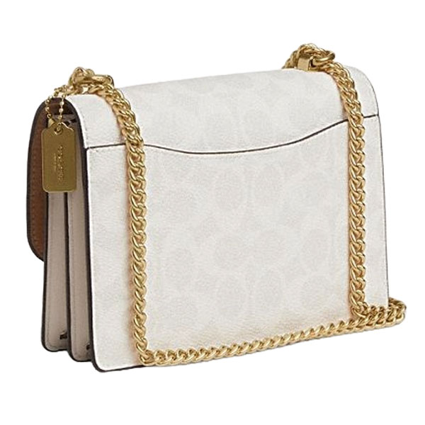 Coach Mini Klare Crossbody Bag In Signature Canvas White / Chalk # CW206