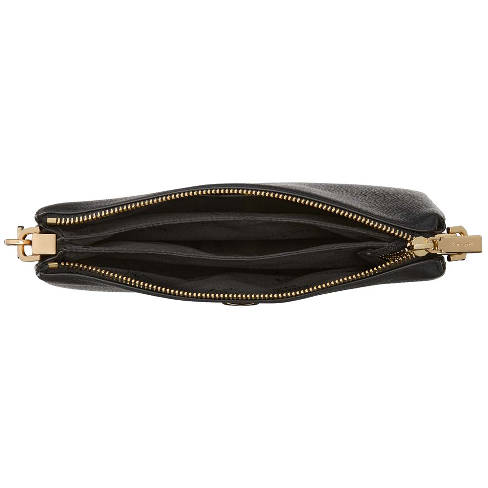 Kate Spade Kayla Small Triple Compartment Crossbody Black # KL806