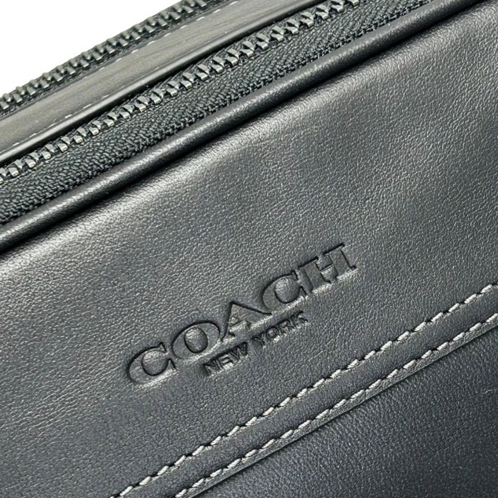 Coach Graham Crossbody Bag Gunmetal Black # CX140