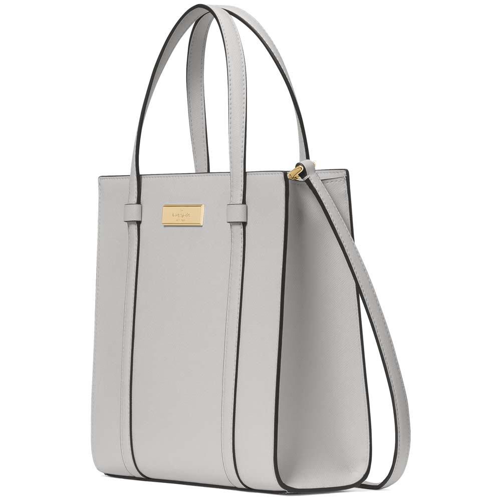 Kate Spade Kenzie Limited Edition Small Tote Platinum Grey # KI926