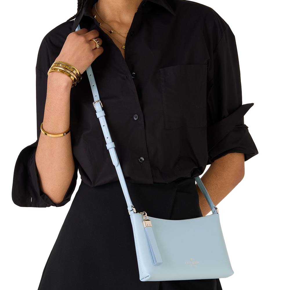 Kate Spade Sadie Small Crossbody Ocean Fog # KE594