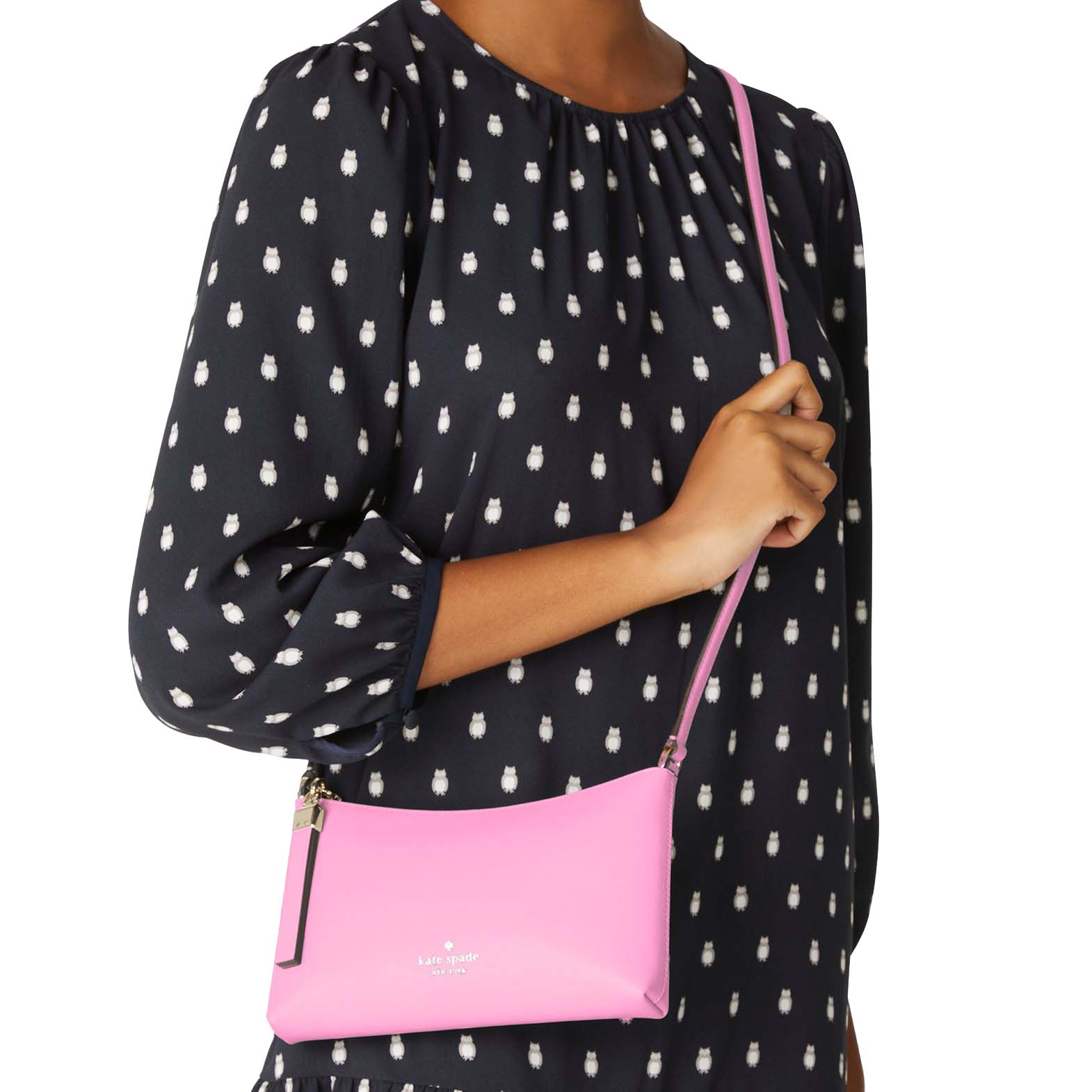Kate Spade Sadie Small Crossbody Surf Pink # KE594
