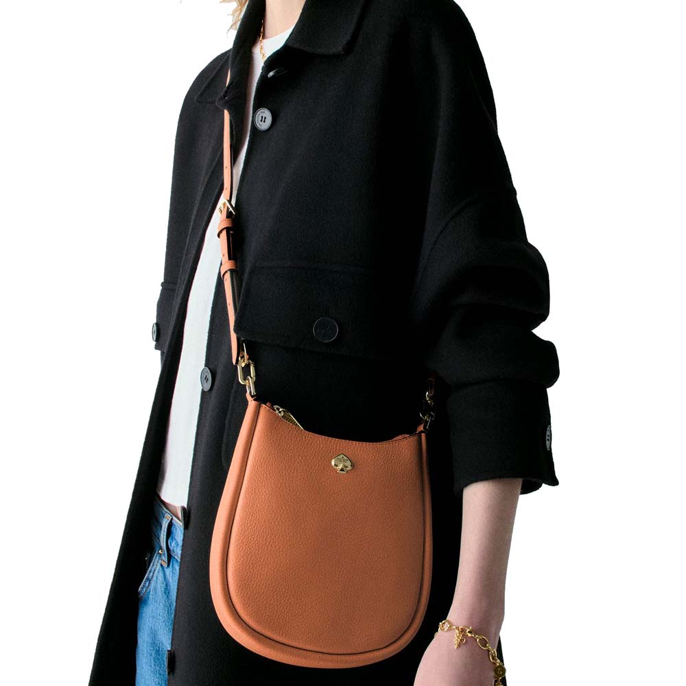 Kate Spade Kayla Small Swingpack Crossbody Warm Gingerbread # KL805