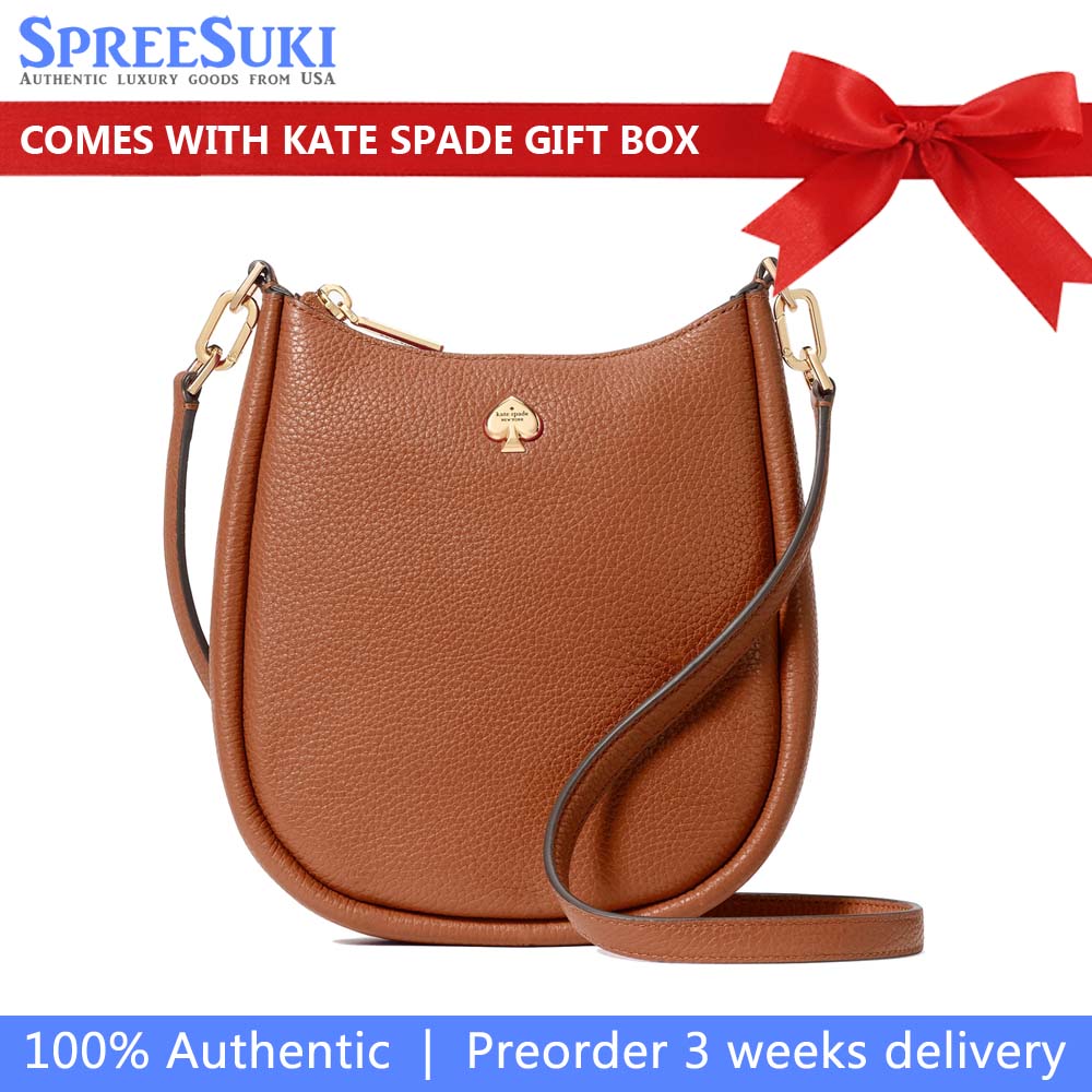 Kate Spade Kayla Small Swingpack Crossbody Warm Gingerbread # KL805