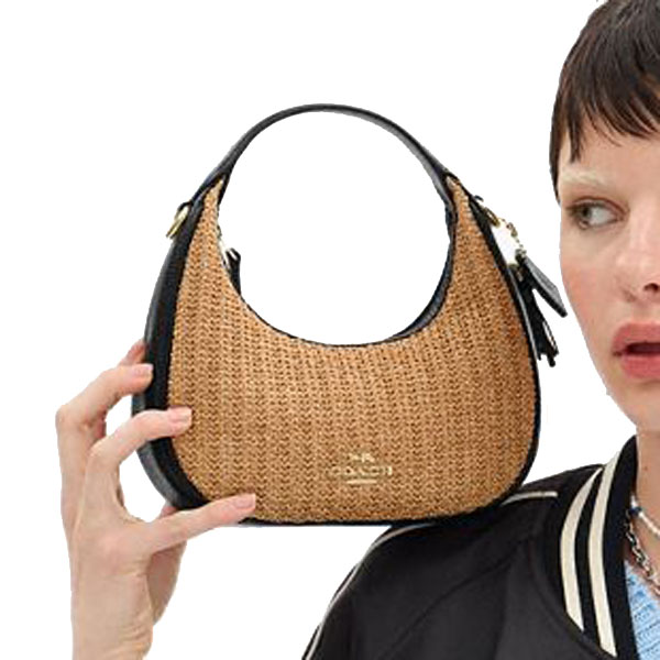 Coach Carmen Mini Crossbody Bag Toast Black # CAL02