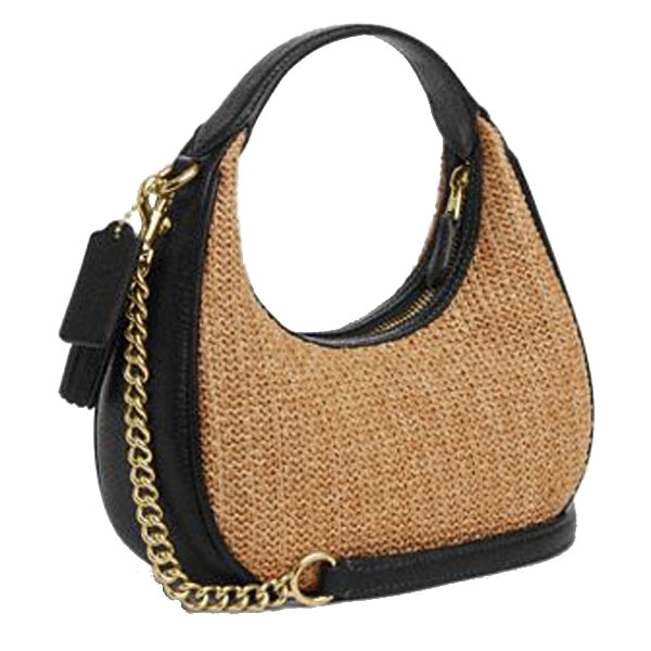 Coach Carmen Mini Crossbody Bag Toast Black # CAL02