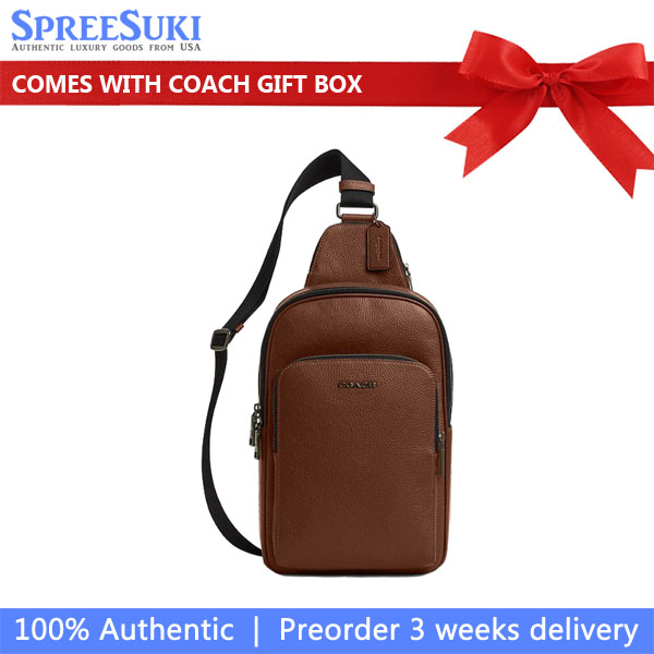 Coach Ethan Pack Gunmetal Saddle # CY833
