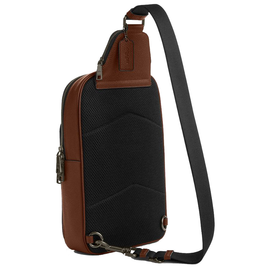 Coach Ethan Pack Gunmetal Saddle # CY833