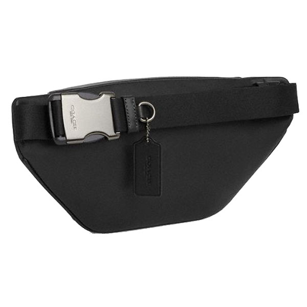 Coach Racer Small Belt Bag Gunmetal Black # CBF68