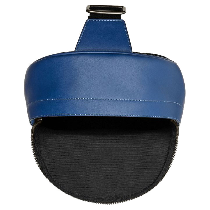 Coach West Pack In Colorblock Signature Canvas Charcoal Deep Blue # CAX45