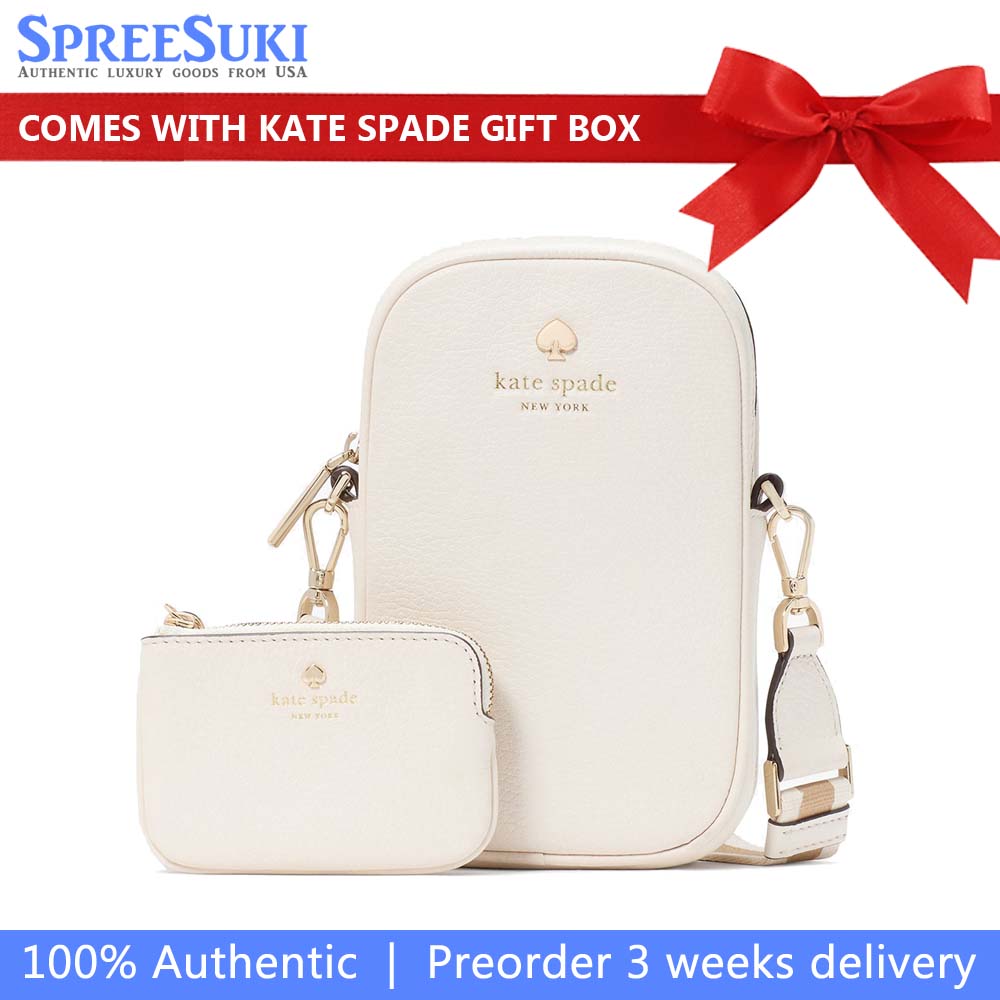 Kate Spade Emma Phone Crossbody Parchment # KK258