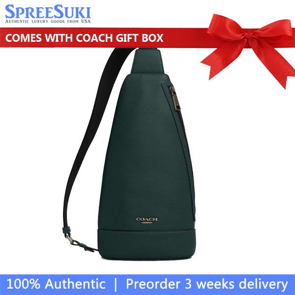 Coach Dominic Sling Pack Gunmetal Dark Teal # CY803