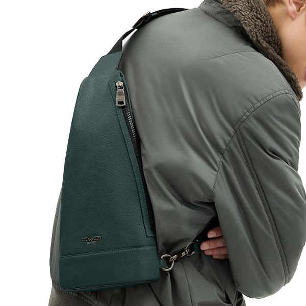 Coach Dominic Sling Pack Gunmetal Dark Teal # CY803