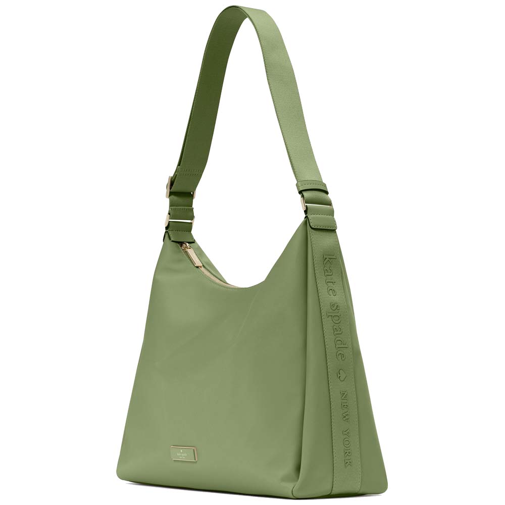 Kate Spade Carter Nylon Large Convertible Crossbody Cedar Stand # KL963