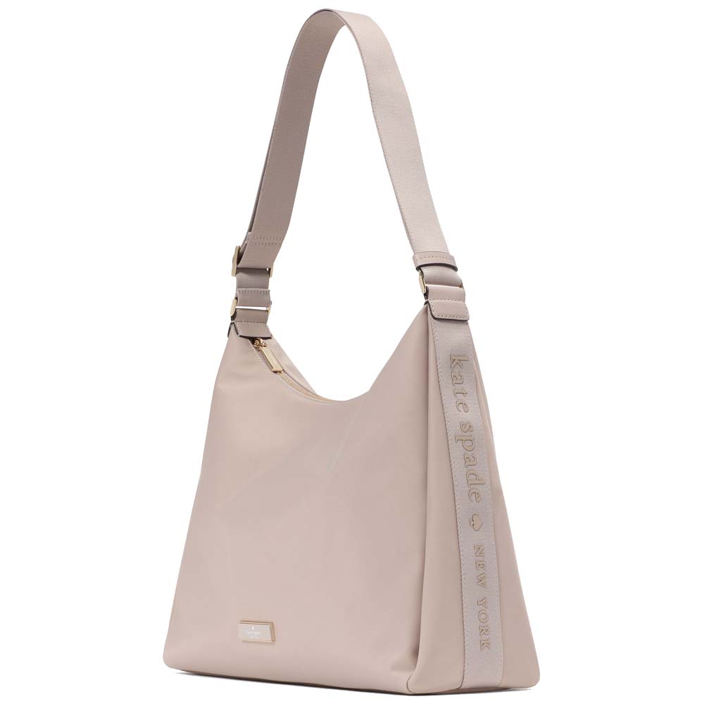 Kate Spade Carter Nylon Large Convertible Crossbody Cozy Grey # KL963
