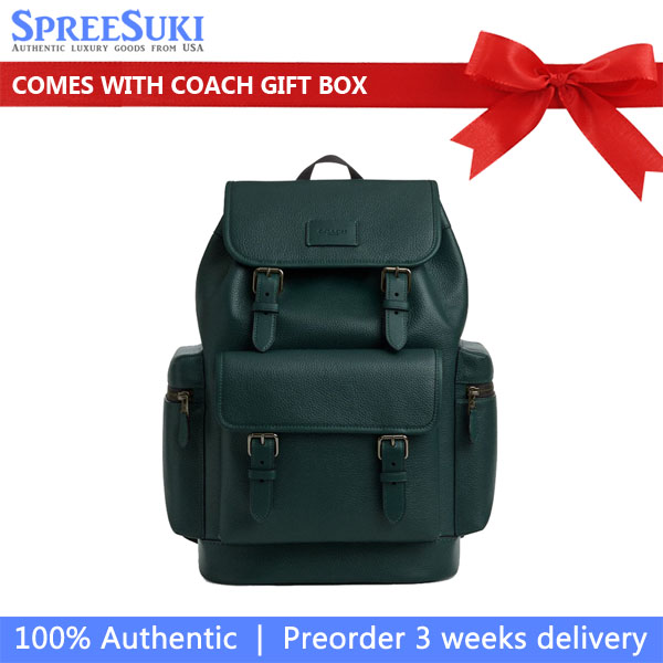 Coach Sprint Backpack Gunmetal Dark Teal # CBI11