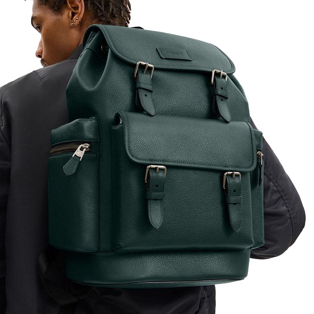 Coach Sprint Backpack Gunmetal Dark Teal # CBI11