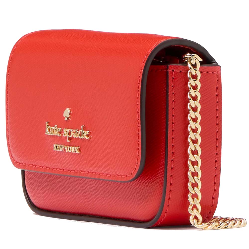 Kate Spade Madison Card Case Crossbody Tomato Slice # KK937