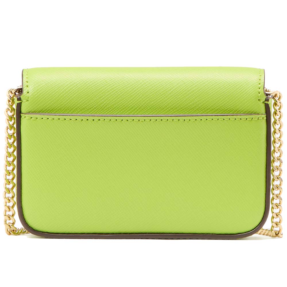 Kate Spade Madison Card Case Crossbody Grasshopper Green # KK937
