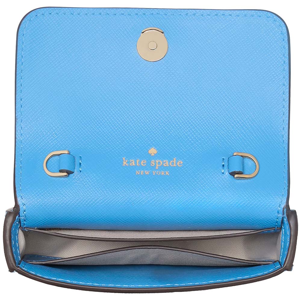 Kate Spade Madison Card Case Crossbody Tide Pool # KK937