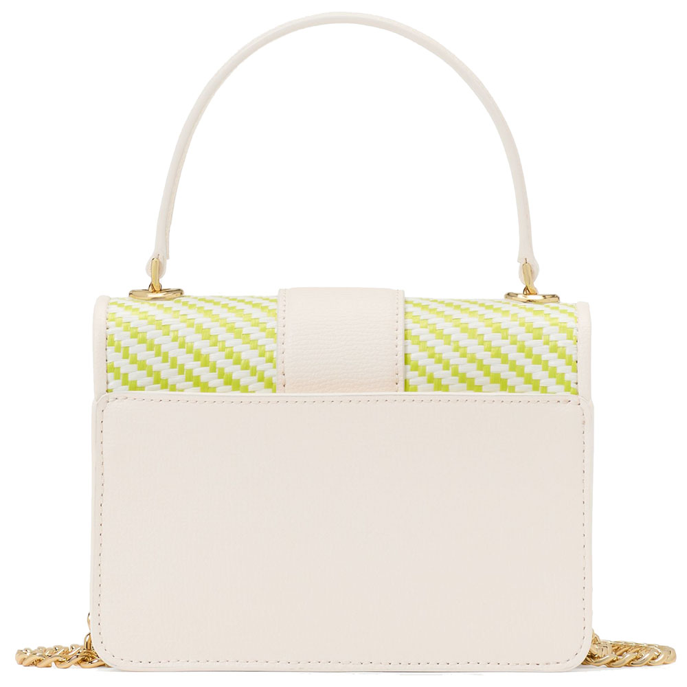 Kate Spade Phoebe Turnlock Mini Flap Crossbody Lime Squishy Multi # KK920