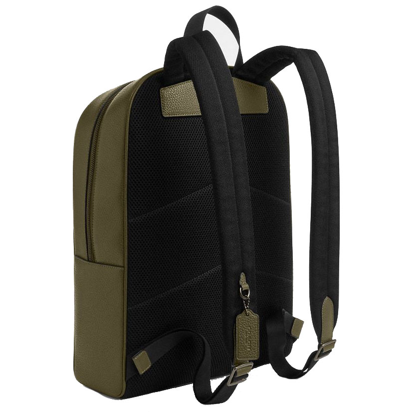 Coach Owen Backpack Gunmetal Olive Drab # CAJ66