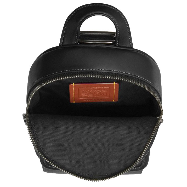 Coach Small Turnlock Sling Pack Gunmetal Black # CAJ28