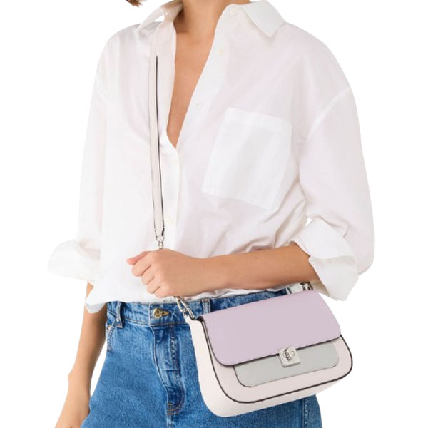 Kate Spade Phoebe Colorblock Small Flap Crossbody Violet Mist Multi # KG748