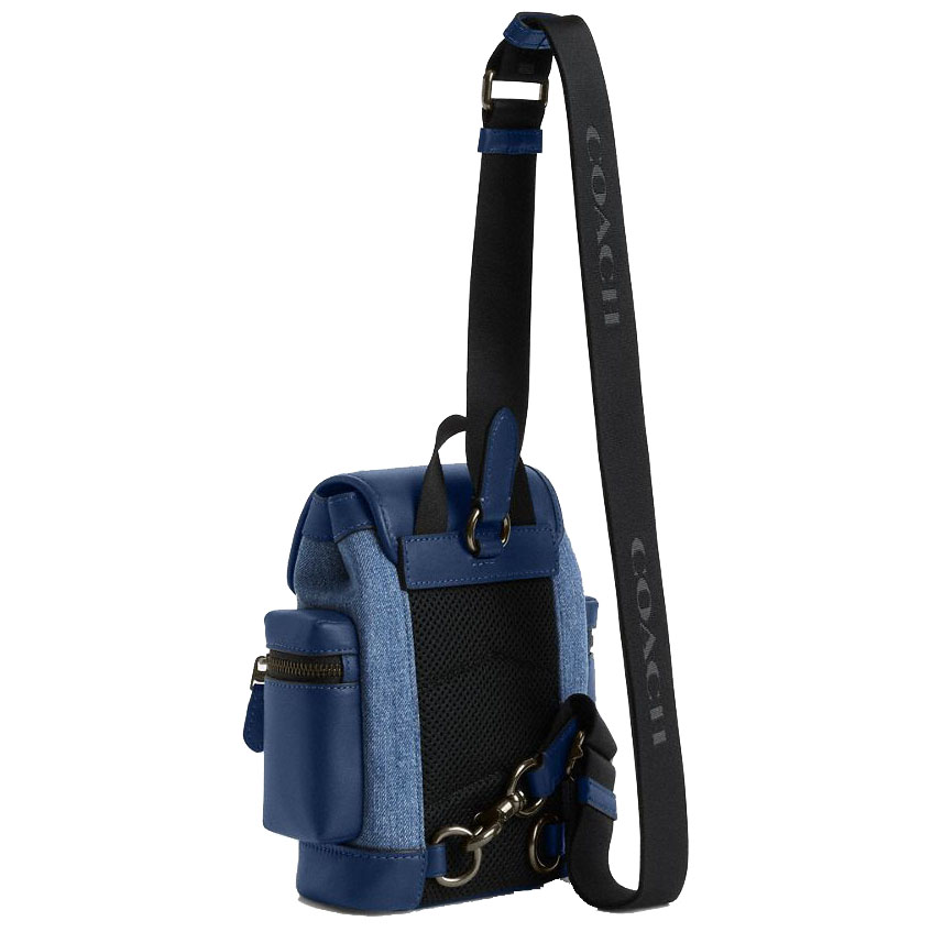 Coach Sprint Sling Pack Denim Deep Blue # CBF65