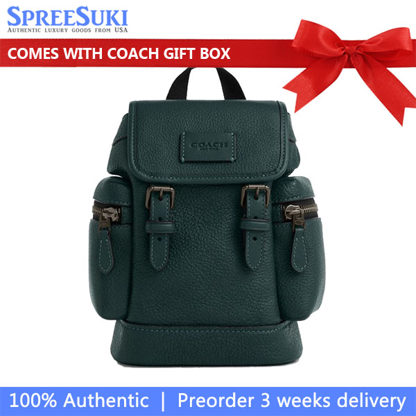 Coach Sprint Sling Pack Gunmetal Dark Teal # CBF63