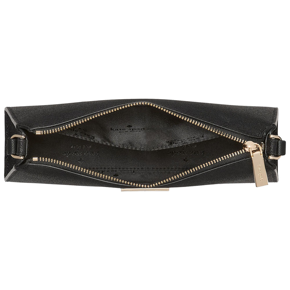 Kate Spade Kenzie Limited Edition Glitter Mini Crossbody Black # KK034
