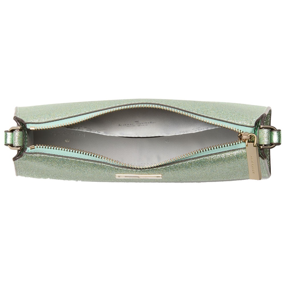 Kate Spade Kenzie Glitter Mini Crossbody Seawater # KK325