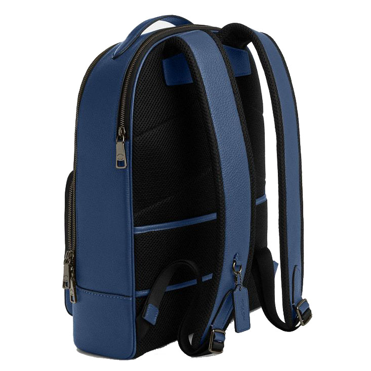 Coach Ethan Backpack Gunmetal Deep Blue # CZ391