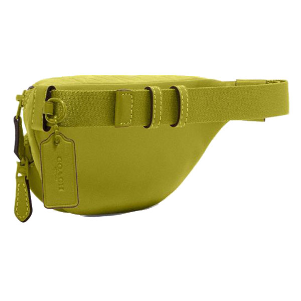 Coach Sprint Belt Bag 24 In Signature Leather Chartreuse # CH073