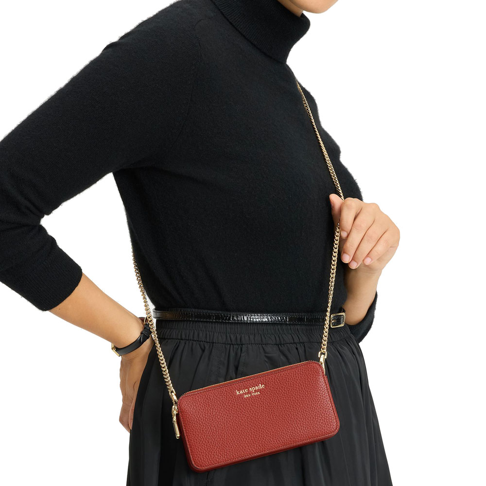 Kate Spade Taylor Double Zip Crossbody Autumn Oak # KI703