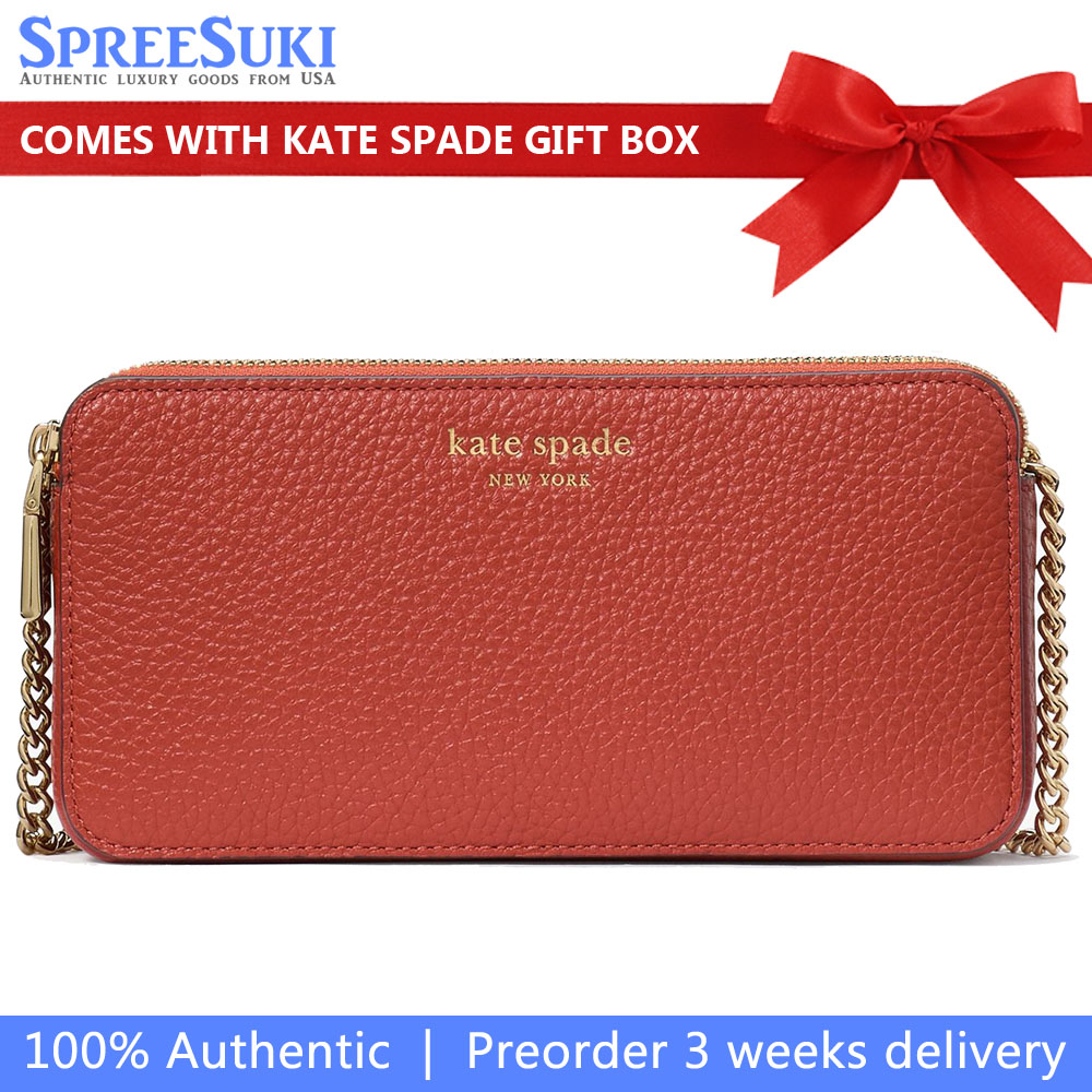Kate Spade Taylor Double Zip Crossbody Autumn Oak # KI703